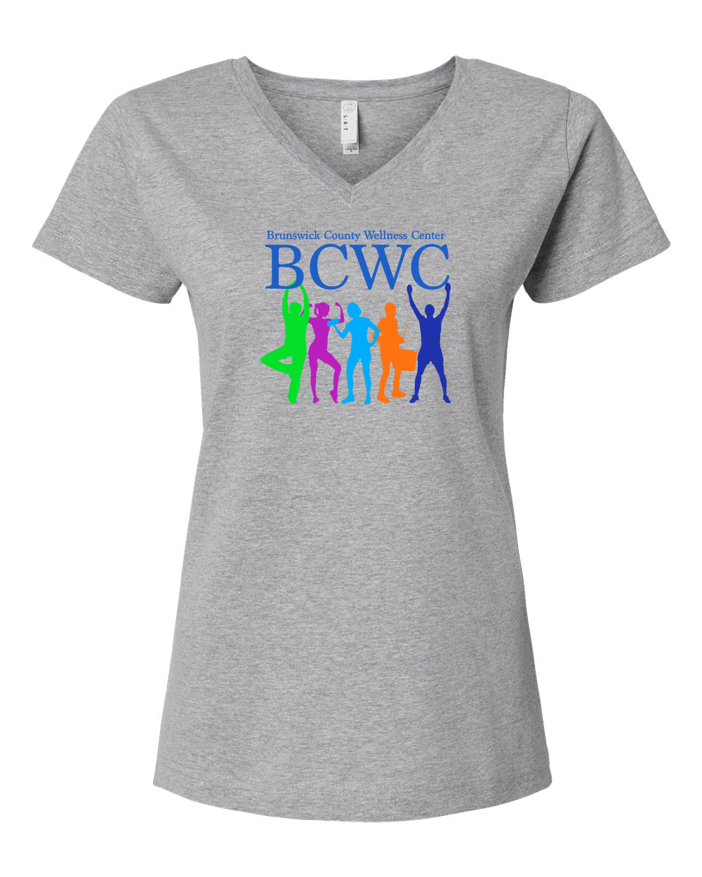 Brunswick County Wellness Center Women's V-Neck T-Shirt (click for more colors)