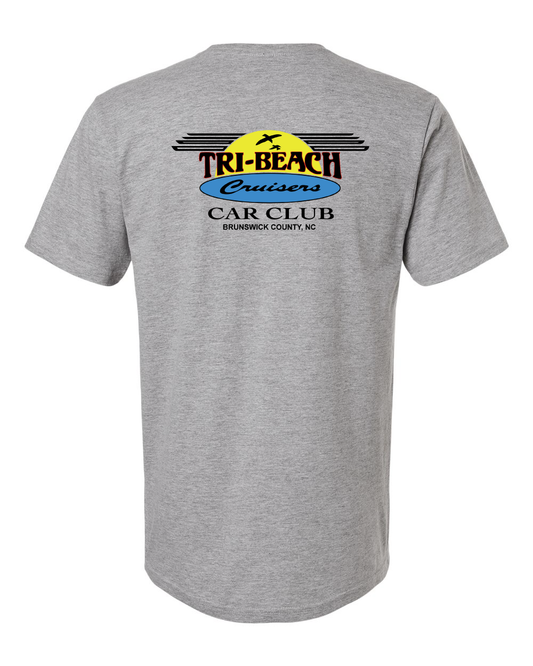 Tri-Beach Cruisers Car Club Classic Design Unisex Softstyle® T-Shirt