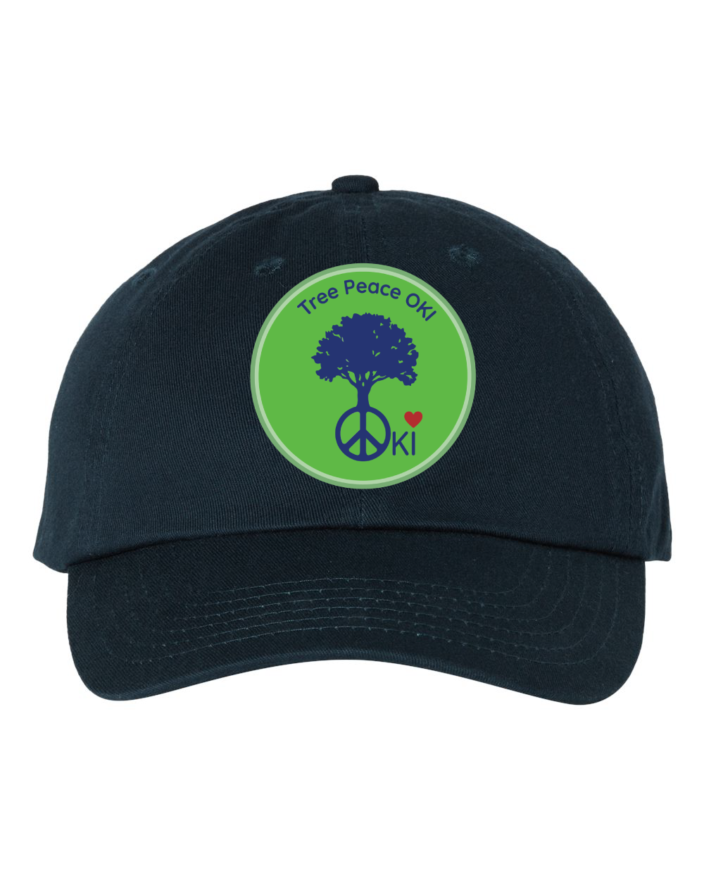 Tree Peace OKI Bio-Washed Classic Dad Hat (click for more colors)