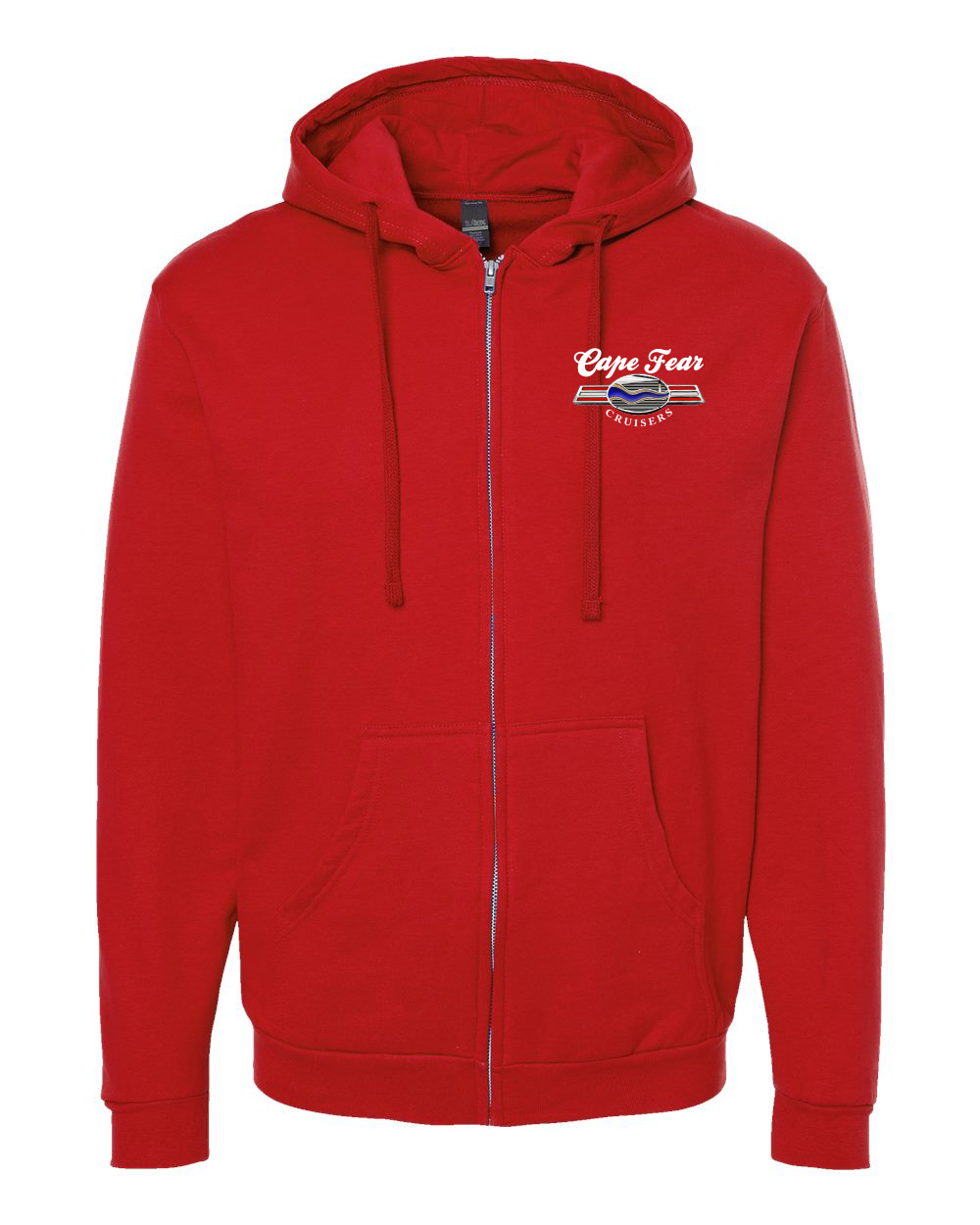 Cape Fear Cruisers Classic Unisex Full-Zip Hooded Sweatshirt - 331 (click for more colors)