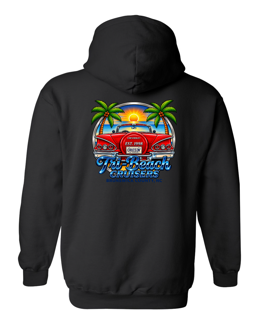 Tri-Beach Cruisers New Design Unisex Heavyweight Unisex Hoodie