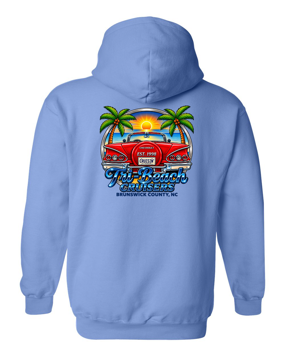 Tri-Beach Cruisers New Design Unisex Heavyweight Unisex Hoodie