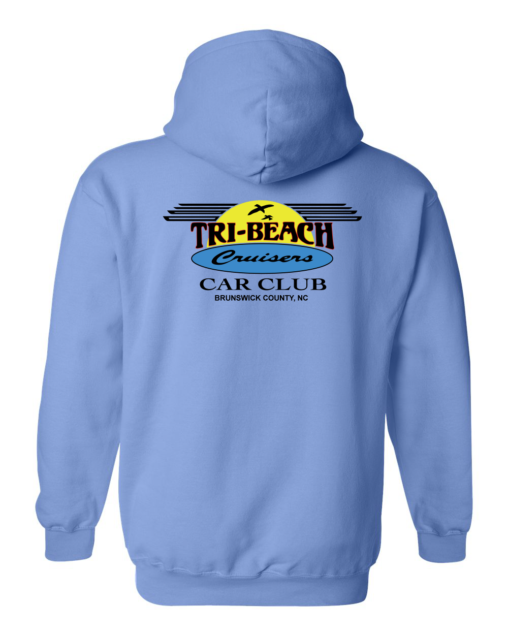 Tri-Beach Cruisers Classic Design Unisex Heavyweight Unisex Hoodie