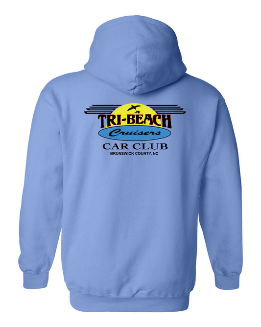 Tri-Beach Cruisers Classic Design Unisex Heavyweight Unisex Hoodie