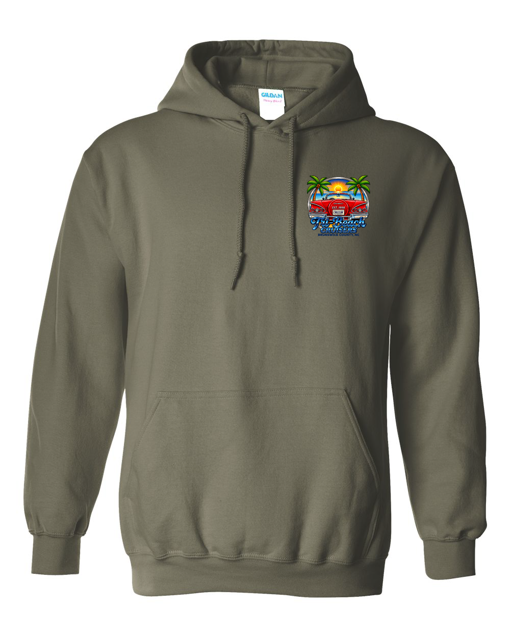 Tri-Beach Cruisers New Design Unisex Heavyweight Unisex Hoodie