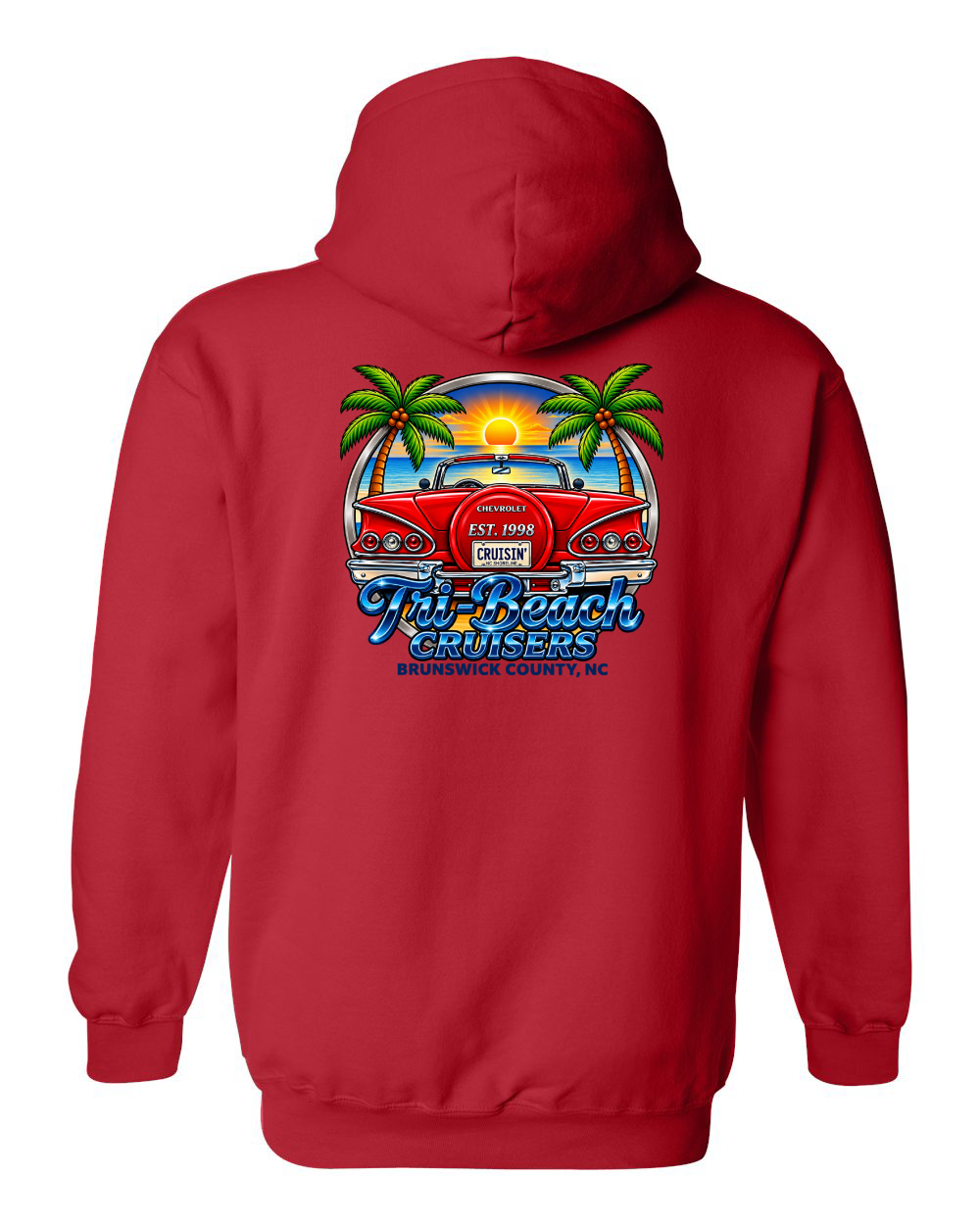 Tri-Beach Cruisers New Design Unisex Heavyweight Unisex Hoodie