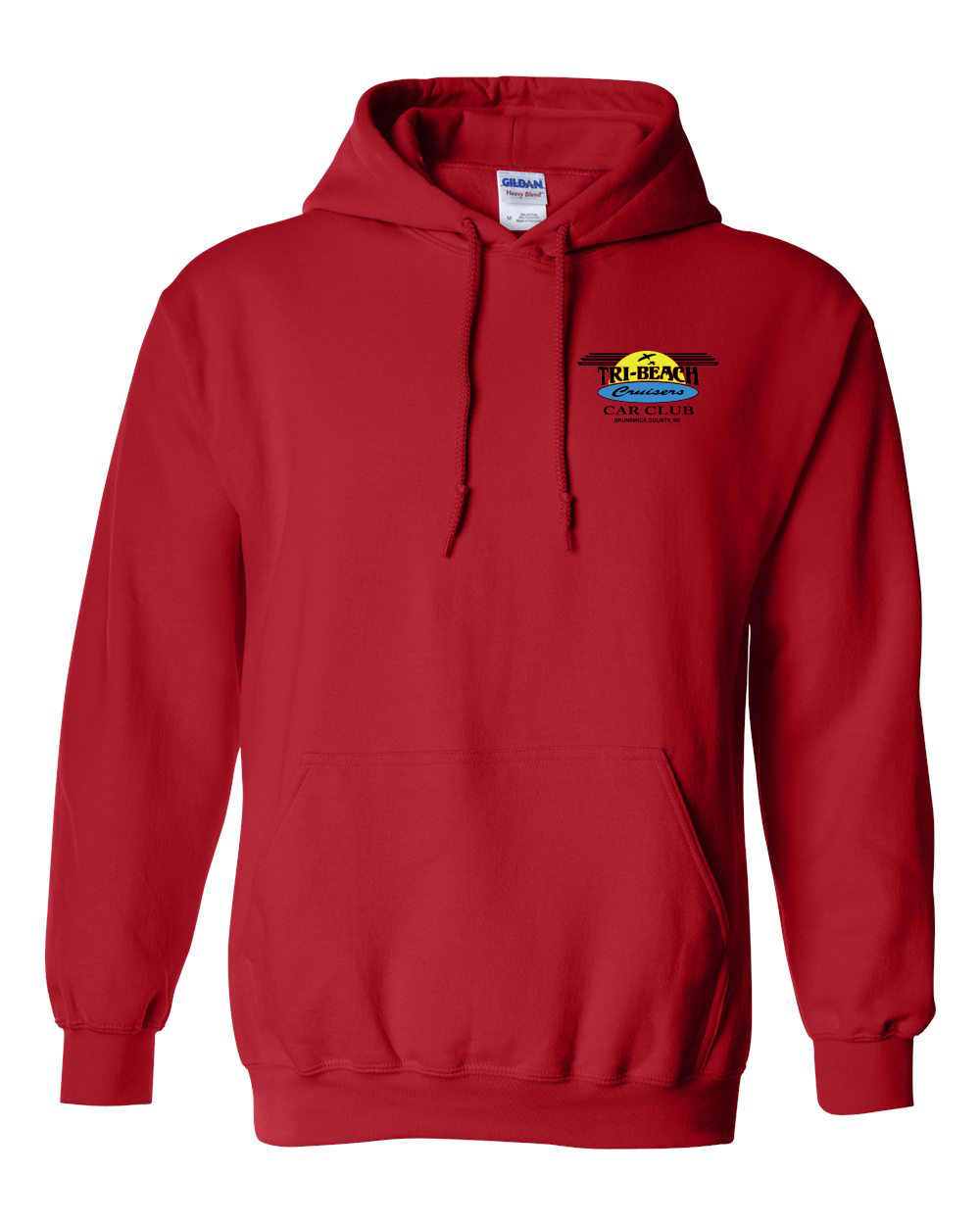 Tri-Beach Cruisers Classic Design Unisex Heavyweight Unisex Hoodie