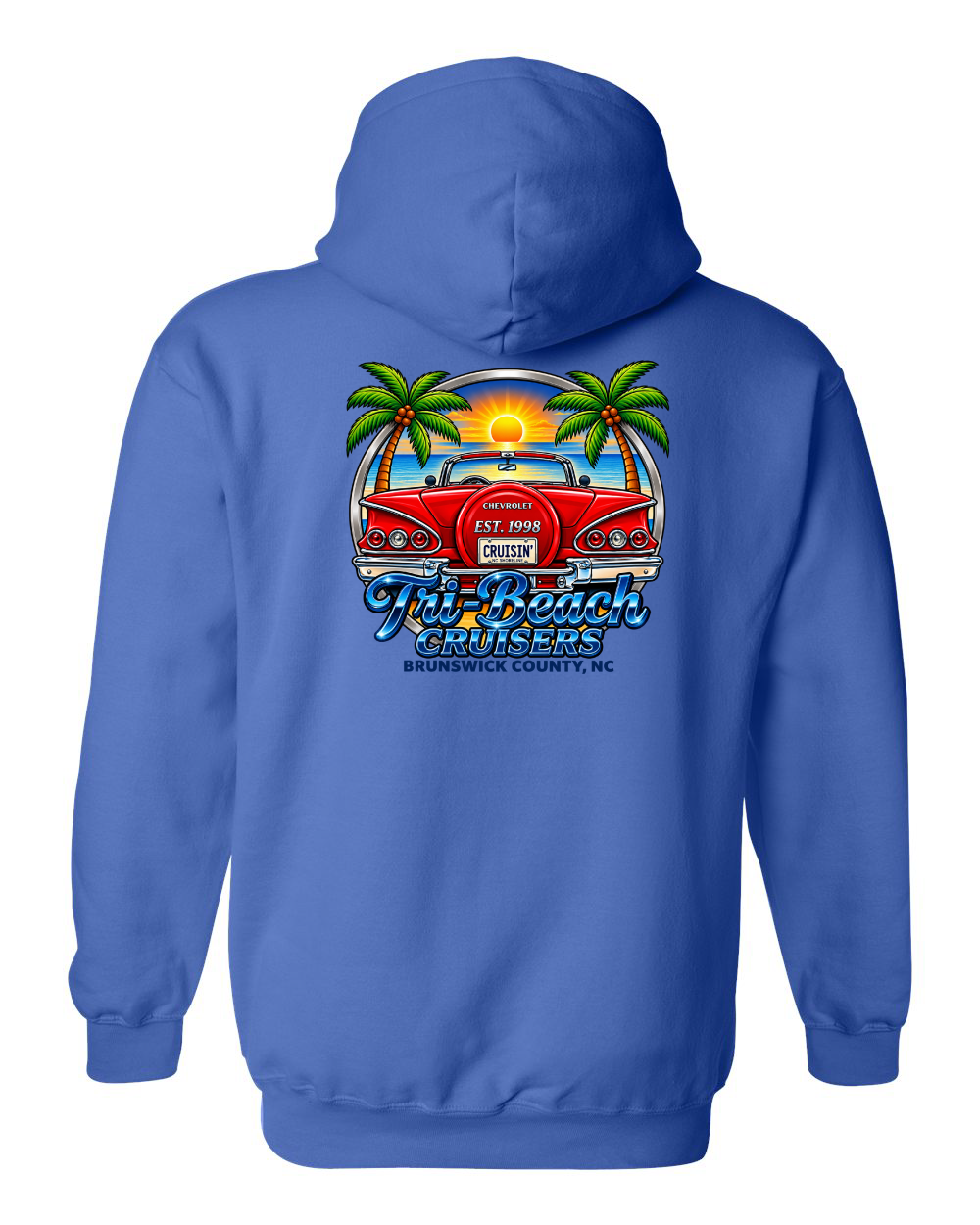Tri-Beach Cruisers New Design Unisex Heavyweight Unisex Hoodie