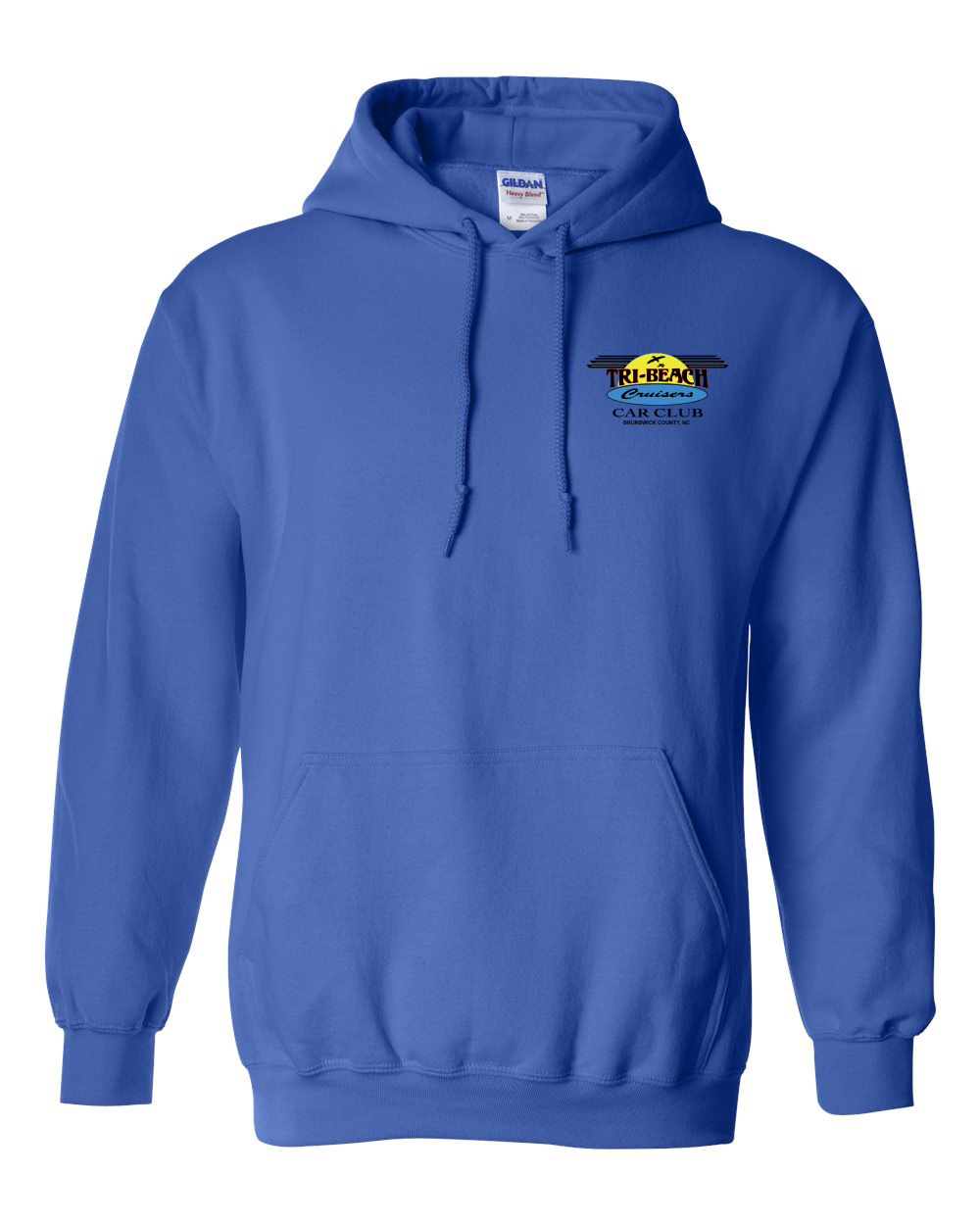 Tri-Beach Cruisers Classic Design Unisex Heavyweight Unisex Hoodie
