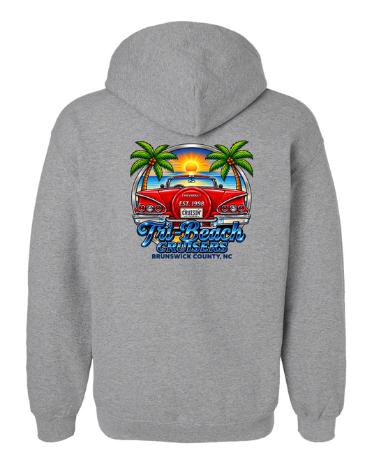 Tri-Beach Cruisers New Design Unisex Heavyweight Unisex Hoodie