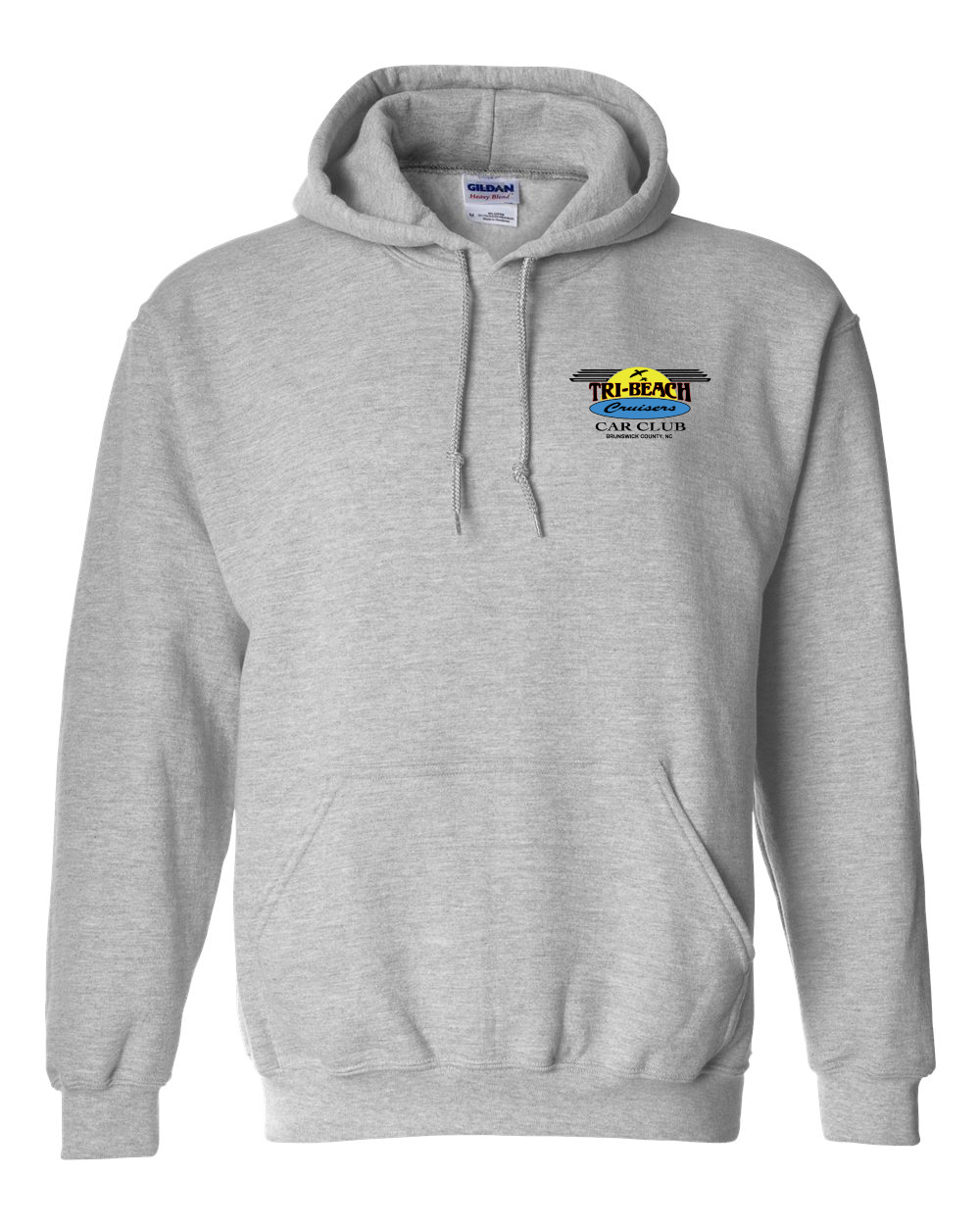 Tri-Beach Cruisers Classic Design Unisex Heavyweight Unisex Hoodie