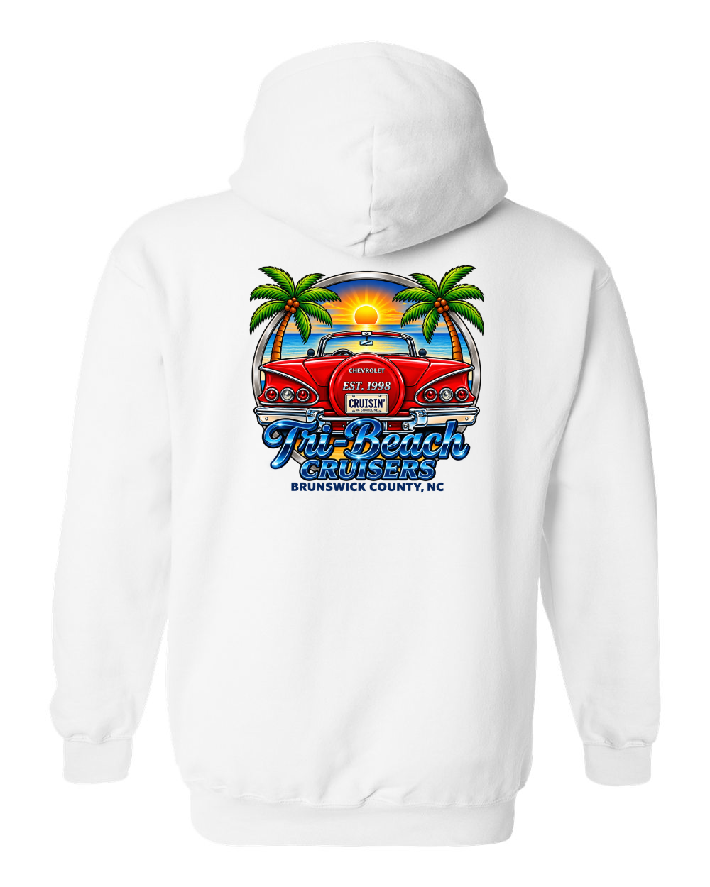 Tri-Beach Cruisers New Design Unisex Heavyweight Unisex Hoodie
