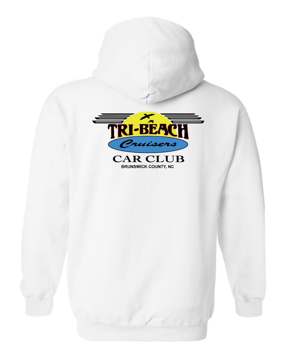 Tri-Beach Cruisers Classic Design Unisex Heavyweight Unisex Hoodie