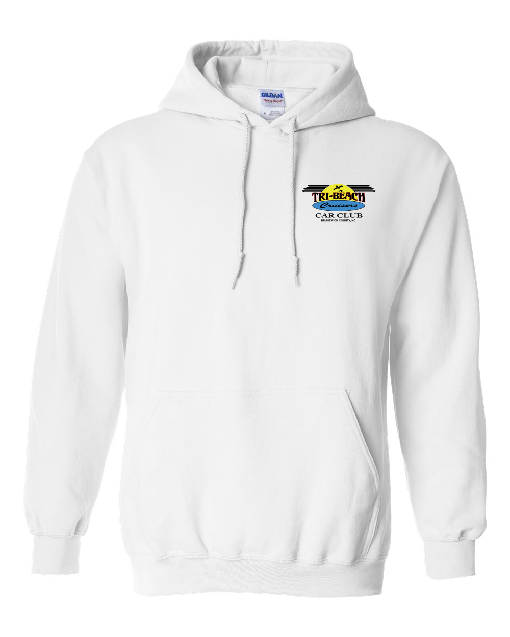 Tri-Beach Cruisers Classic Design Unisex Heavyweight Unisex Hoodie