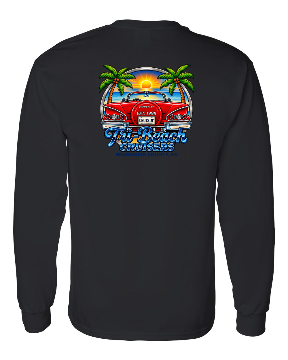 Tri-Beach Cruisers New Design Unisex Cotton™ Long Sleeve T-Shirt