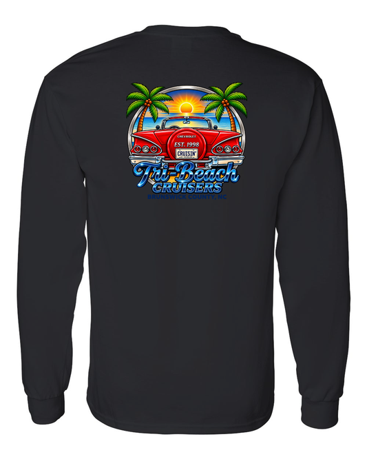 Tri-Beach Cruisers New Design Unisex Cotton™ Long Sleeve T-Shirt