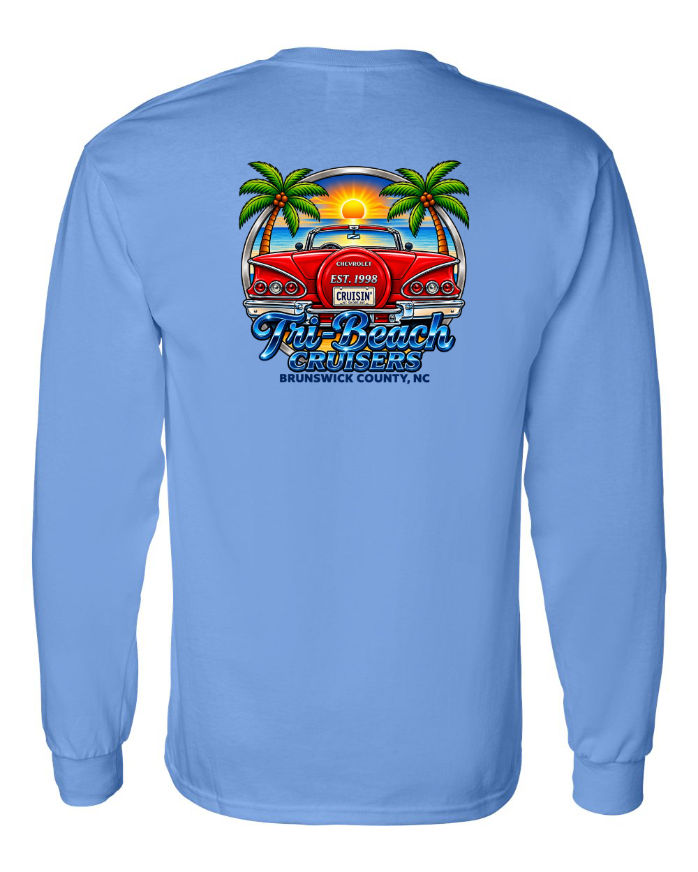 Tri-Beach Cruisers New Design Unisex Cotton™ Long Sleeve T-Shirt