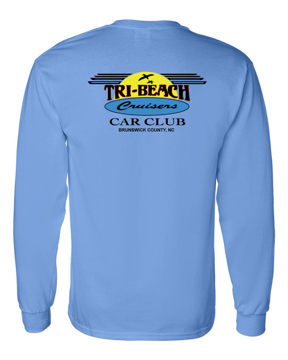Tri-Beach Cruisers Classic Design Unisex Cotton™ Long Sleeve T-Shirt