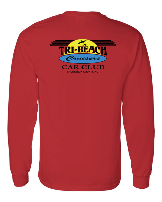 Tri-Beach Cruisers Classic Design Unisex Cotton™ Long Sleeve T-Shirt