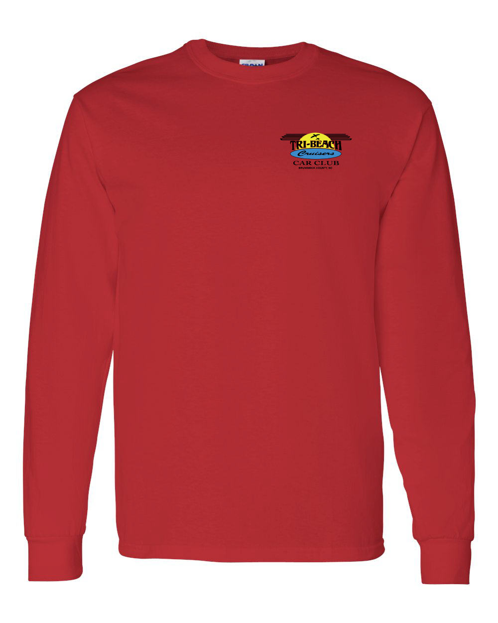 Tri-Beach Cruisers Classic Design Unisex Cotton™ Long Sleeve T-Shirt