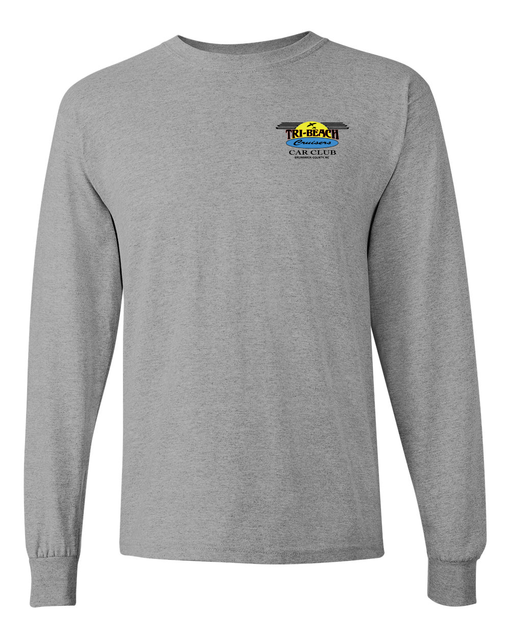 Tri-Beach Cruisers Classic Design Unisex Cotton™ Long Sleeve T-Shirt