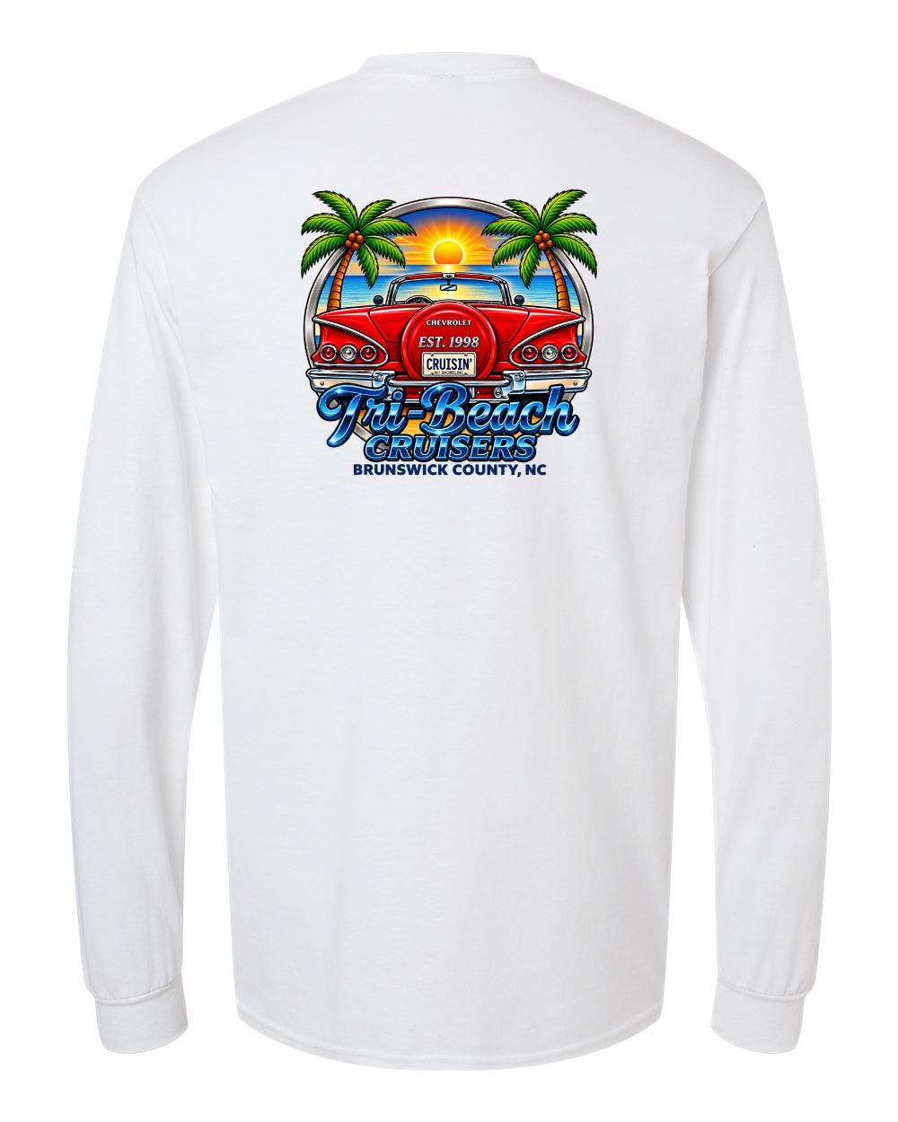 Tri-Beach Cruisers New Design Unisex Cotton™ Long Sleeve T-Shirt