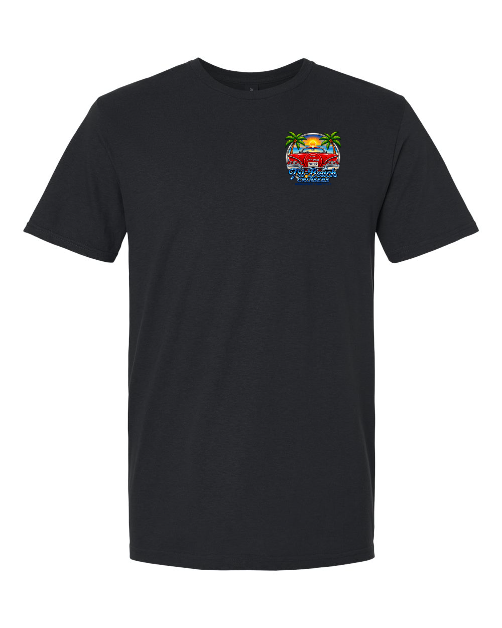 Tri-Beach Cruisers Car Club New Design Unisex Softstyle® T-Shirt