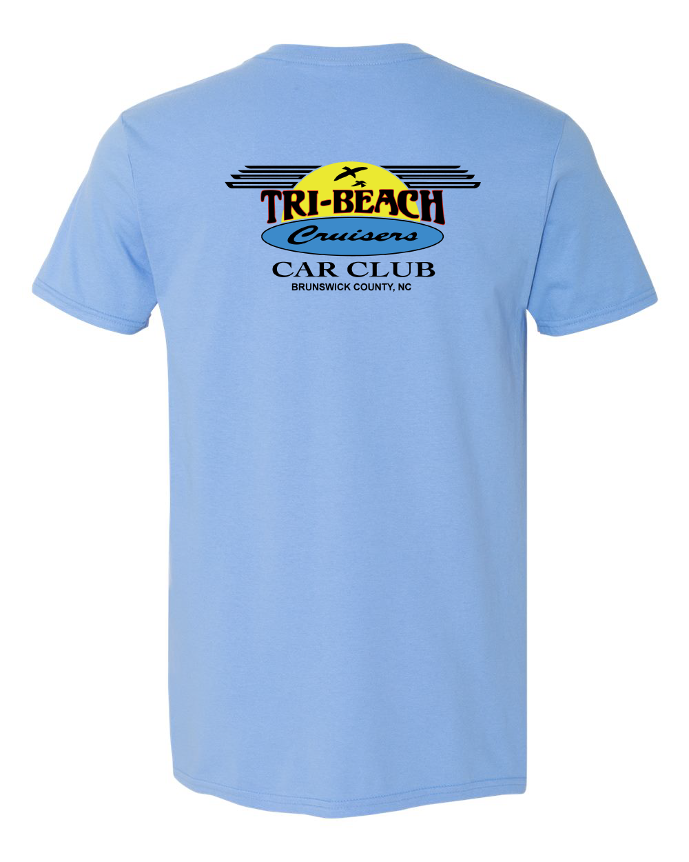 Tri-Beach Cruisers Car Club Classic Design Unisex Softstyle® T-Shirt