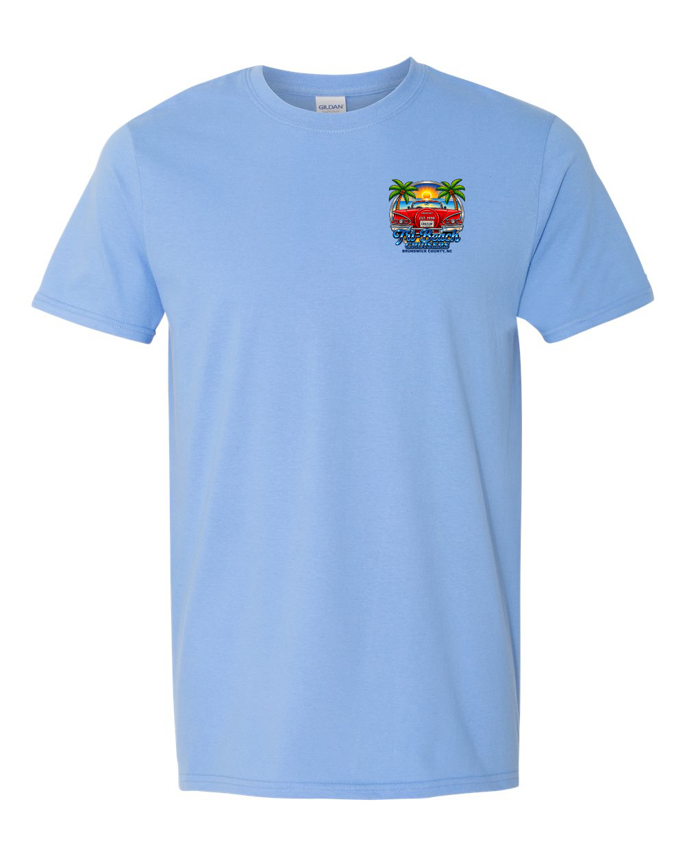 Tri-Beach Cruisers Car Club New Design Unisex Softstyle® T-Shirt