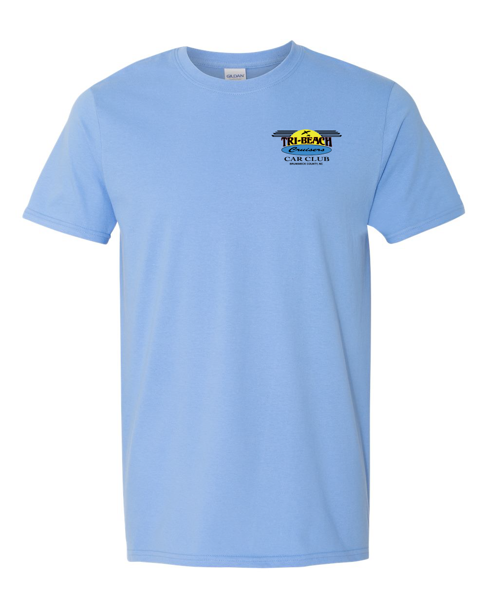 Tri-Beach Cruisers Car Club Classic Design Unisex Softstyle® T-Shirt