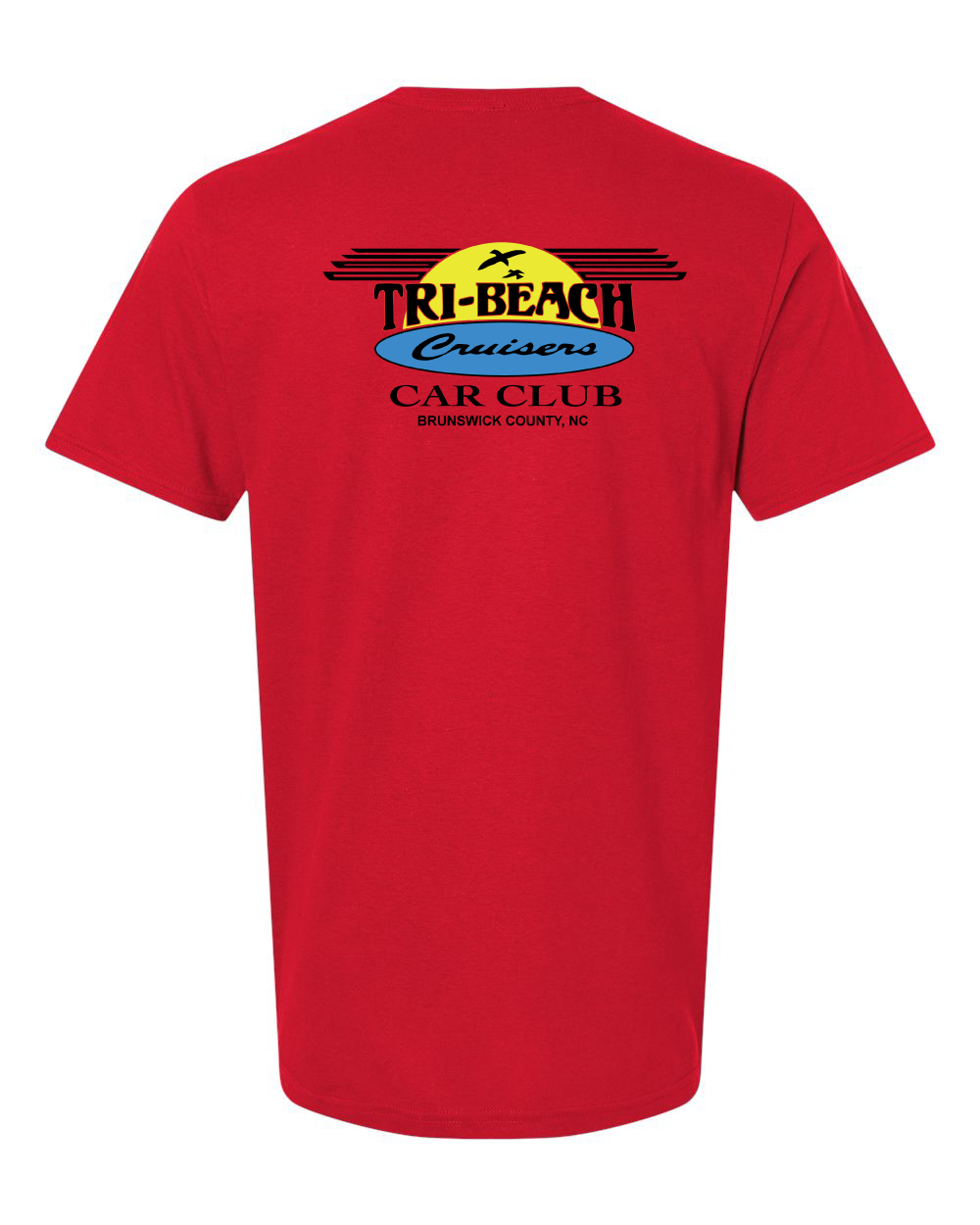 Tri-Beach Cruisers Car Club Classic Design Unisex Softstyle® T-Shirt