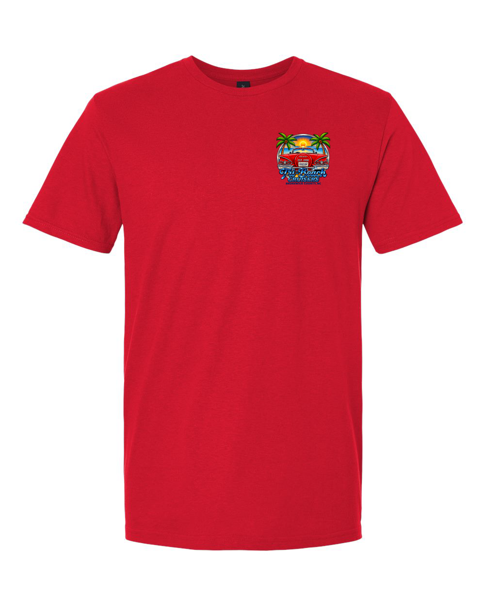 Tri-Beach Cruisers Car Club New Design Unisex Softstyle® T-Shirt