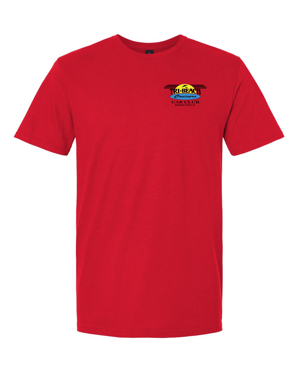 Tri-Beach Cruisers Car Club Classic Design Unisex Softstyle® T-Shirt