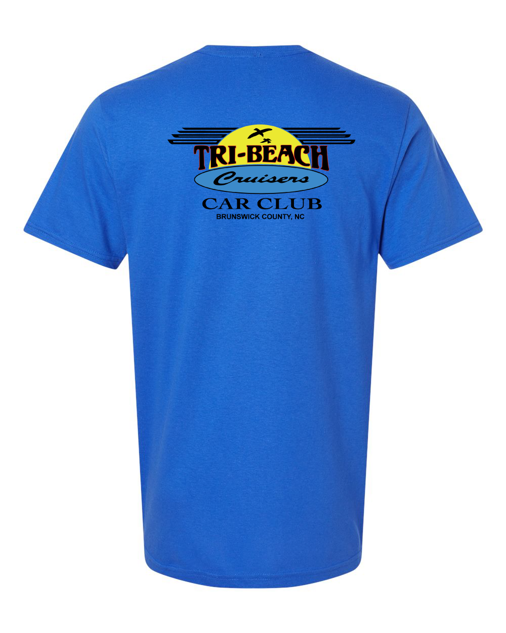 Tri-Beach Cruisers Car Club Classic Design Unisex Softstyle® T-Shirt