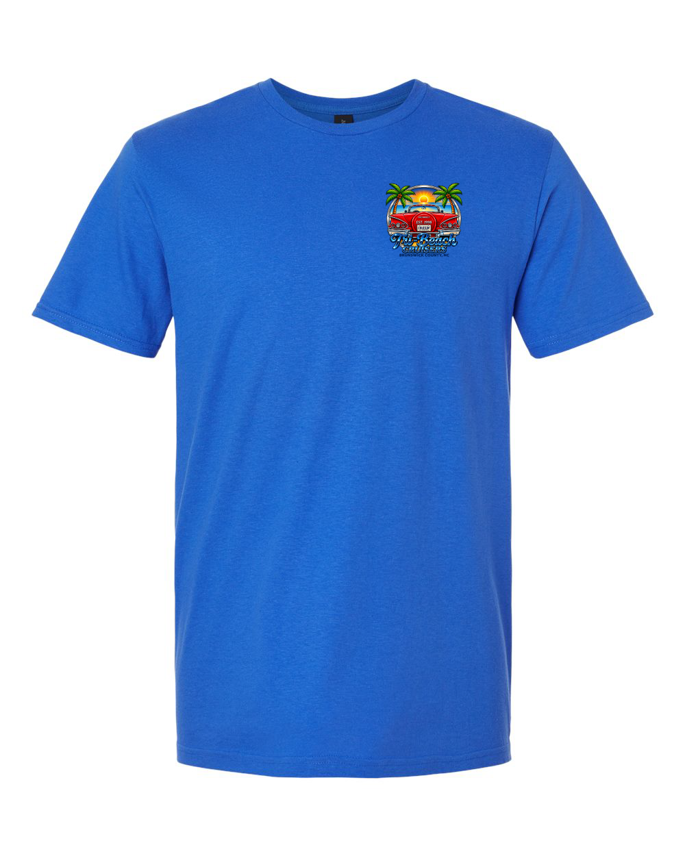 Tri-Beach Cruisers Car Club New Design Unisex Softstyle® T-Shirt