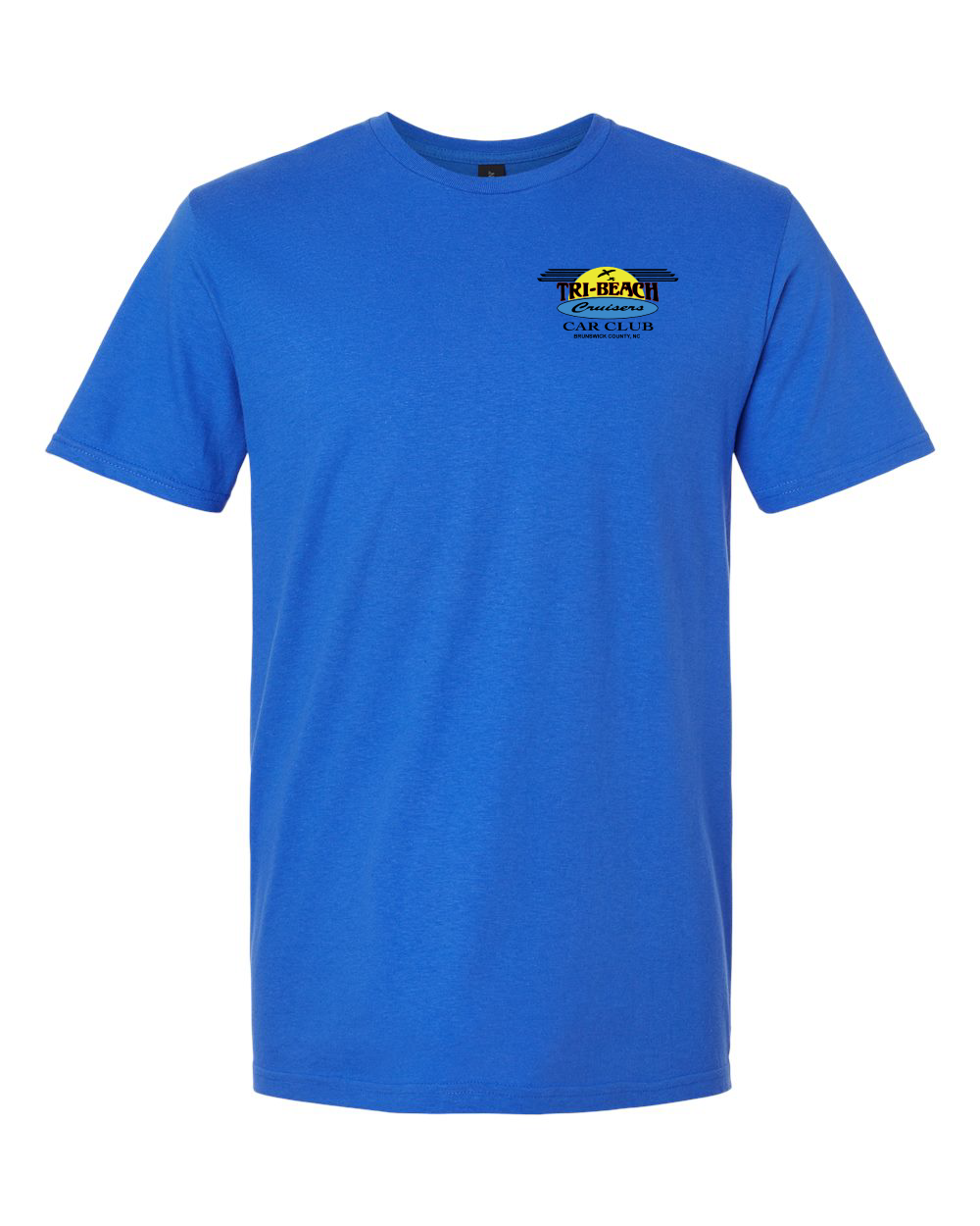 Tri-Beach Cruisers Car Club Classic Design Unisex Softstyle® T-Shirt