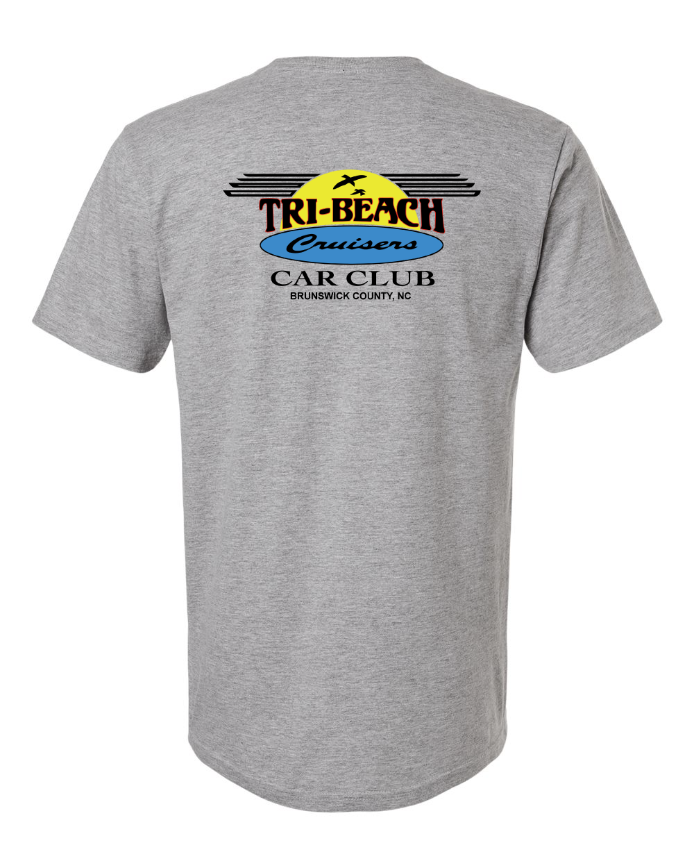 Tri-Beach Cruisers Car Club Classic Design Unisex Softstyle® T-Shirt