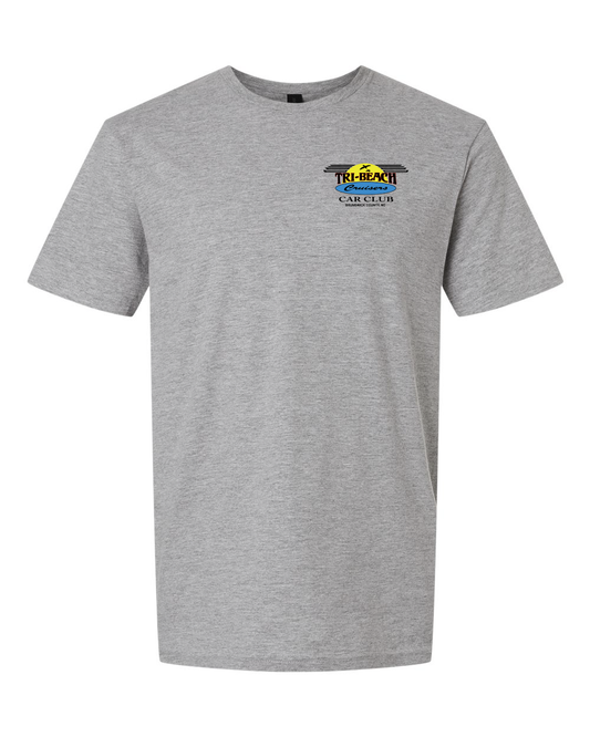Tri-Beach Cruisers Car Club Classic Design Unisex Softstyle® T-Shirt