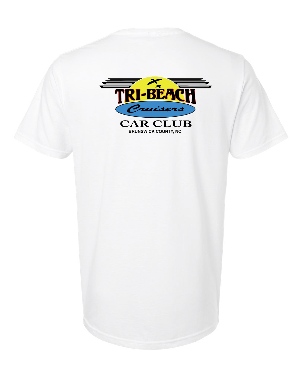 Tri-Beach Cruisers Car Club Classic Design Unisex Softstyle® T-Shirt