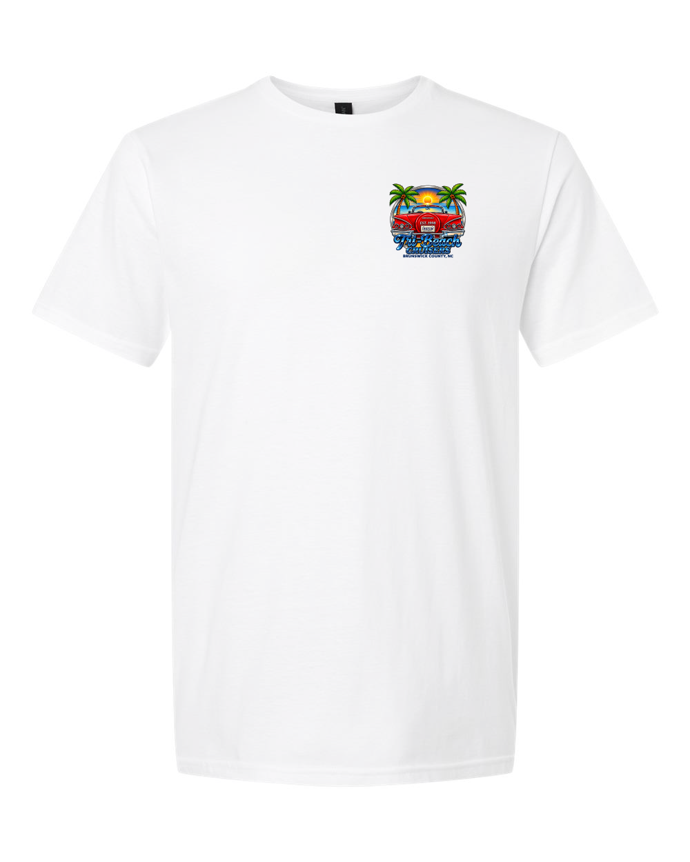 Tri-Beach Cruisers Car Club New Design Unisex Softstyle® T-Shirt