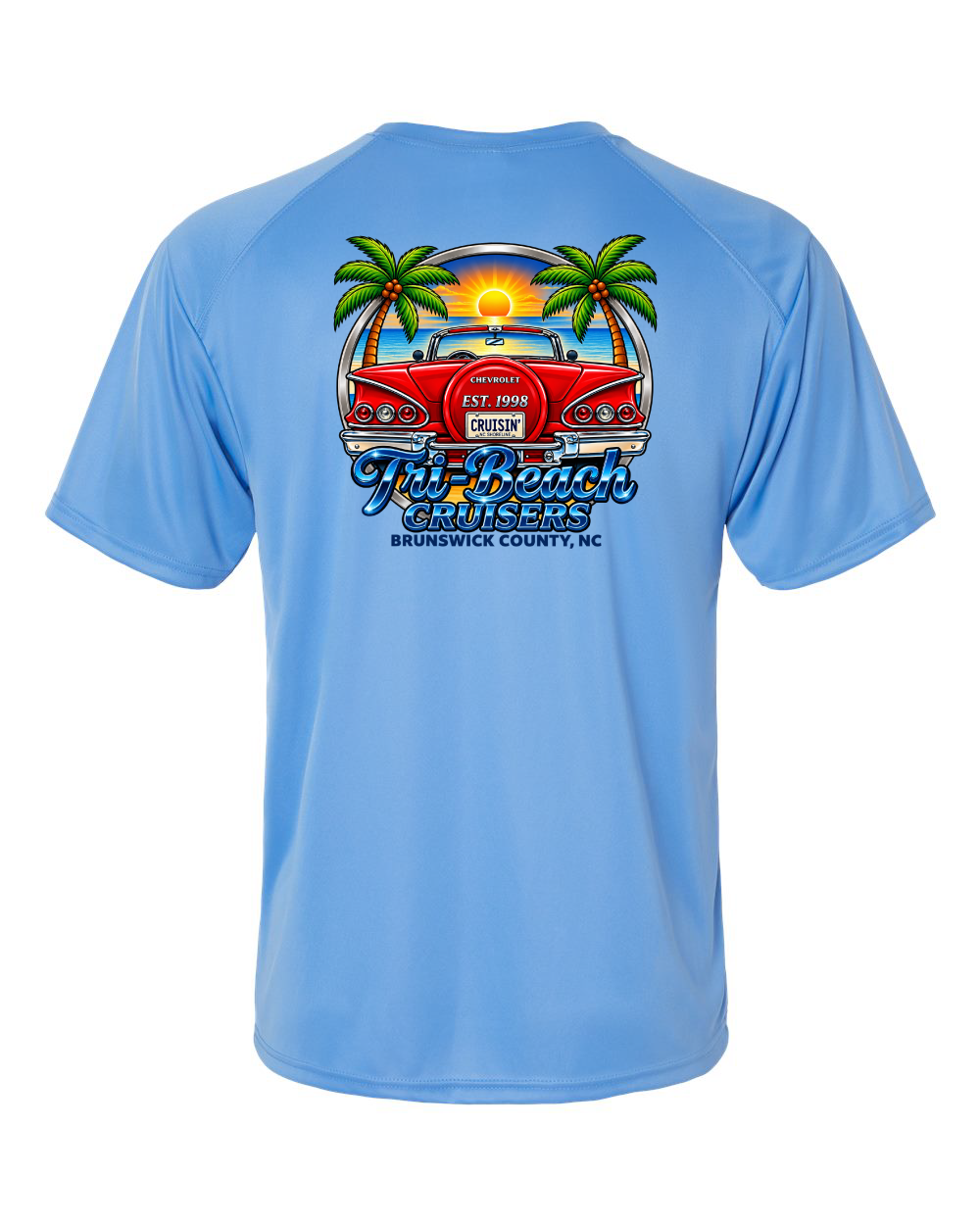 Tri-Beach Cruisers New Design Unisex Islander Performance T-Shirt