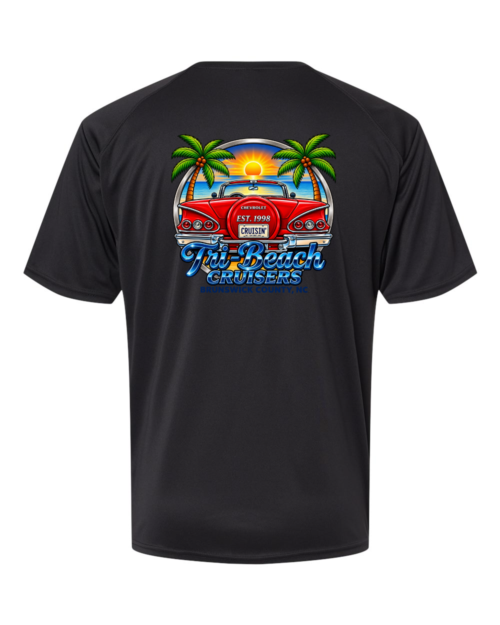 Tri-Beach Cruisers New Design Unisex Islander Performance T-Shirt