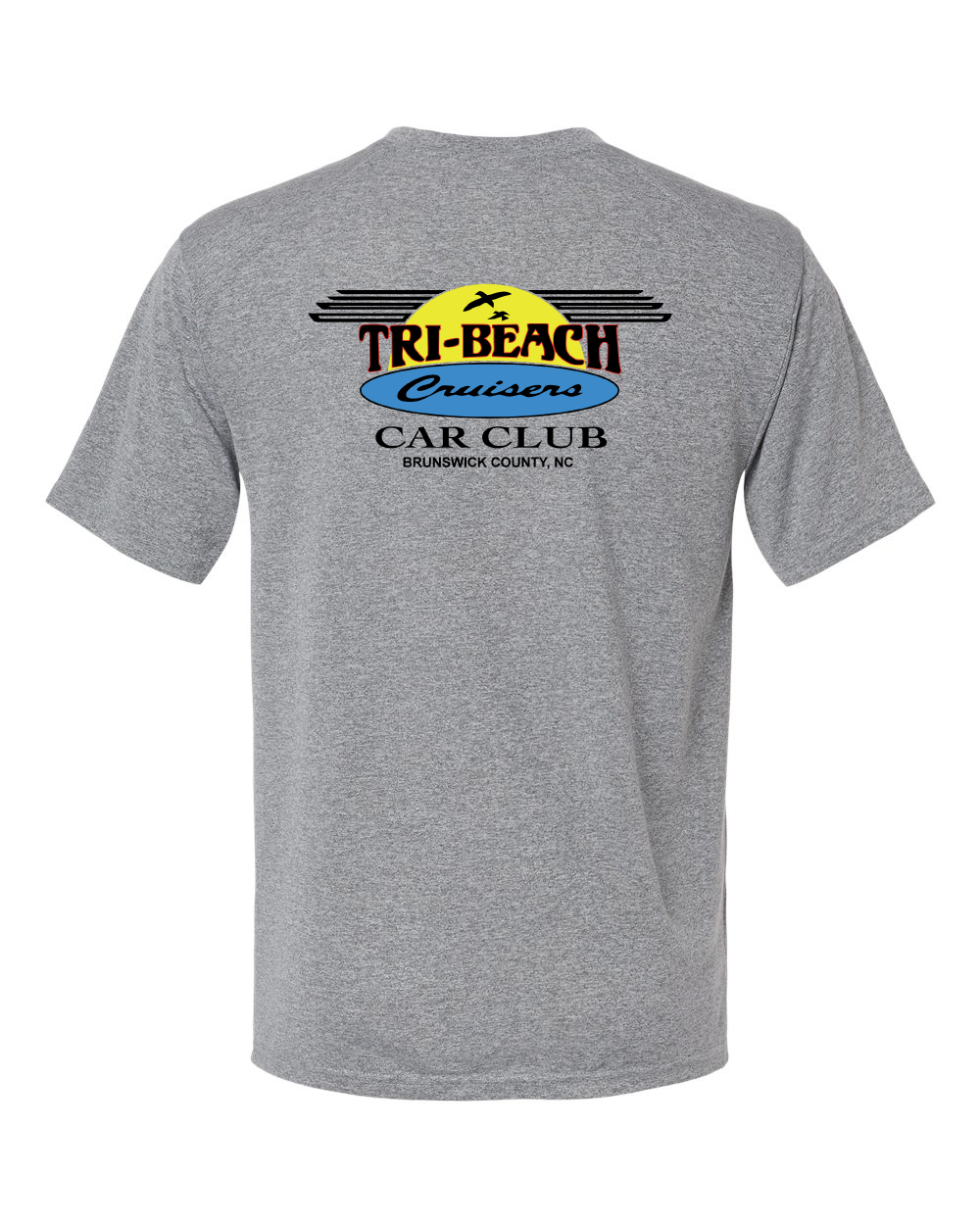 Tri-Beach Cruisers Classic Design Unisex Islander Performance T-Shirt