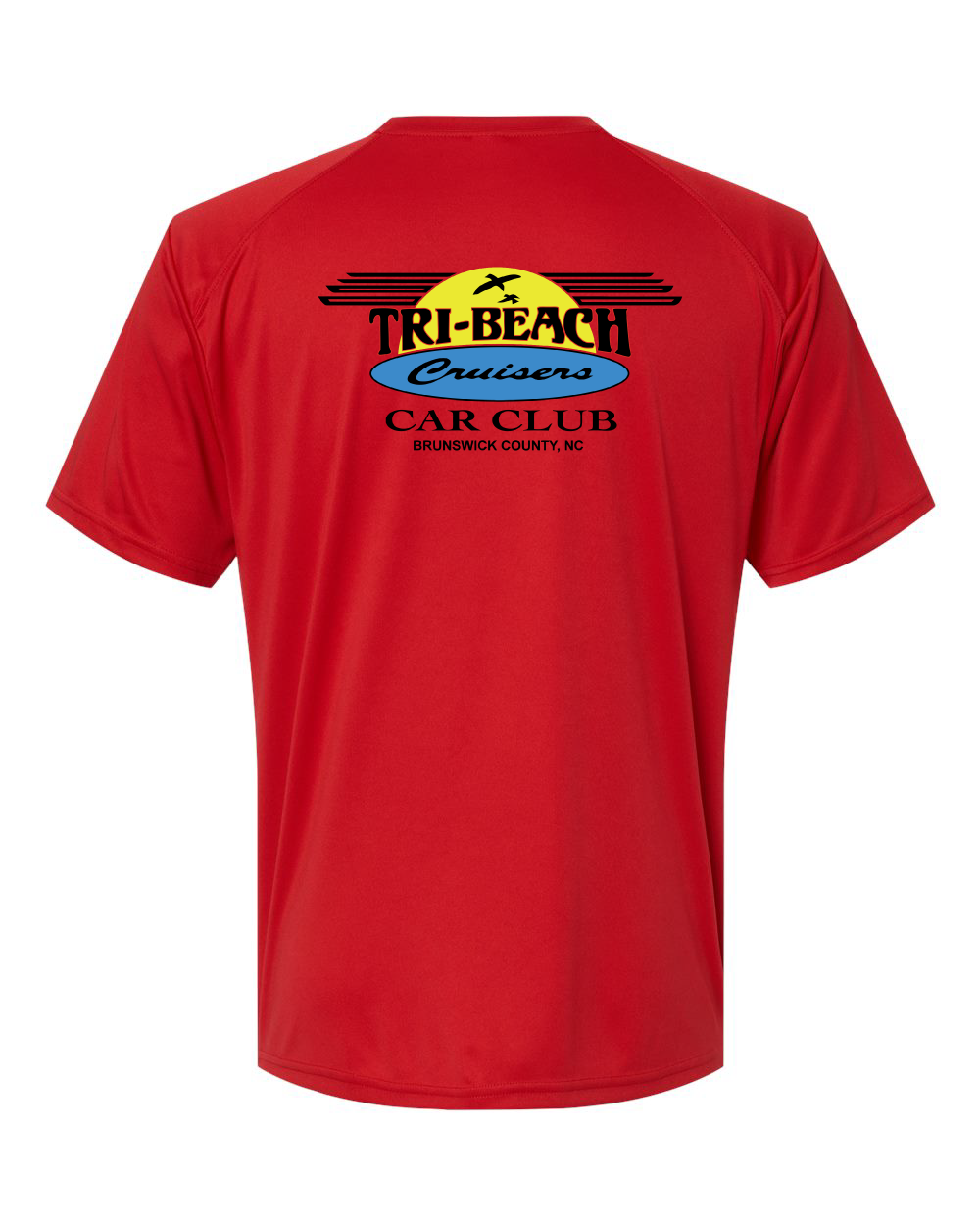 Tri-Beach Cruisers Classic Design Unisex Islander Performance T-Shirt