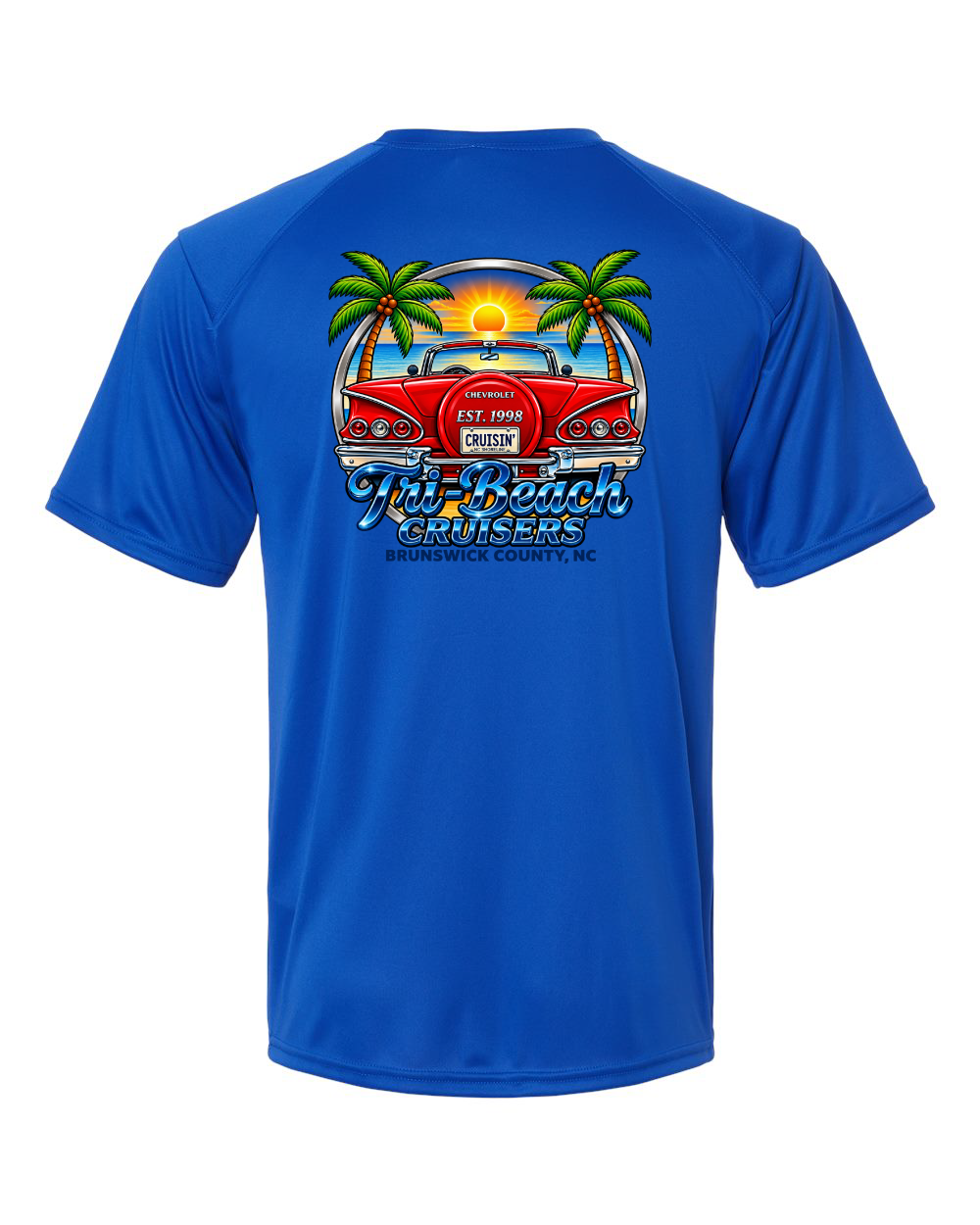 Tri-Beach Cruisers New Design Unisex Islander Performance T-Shirt