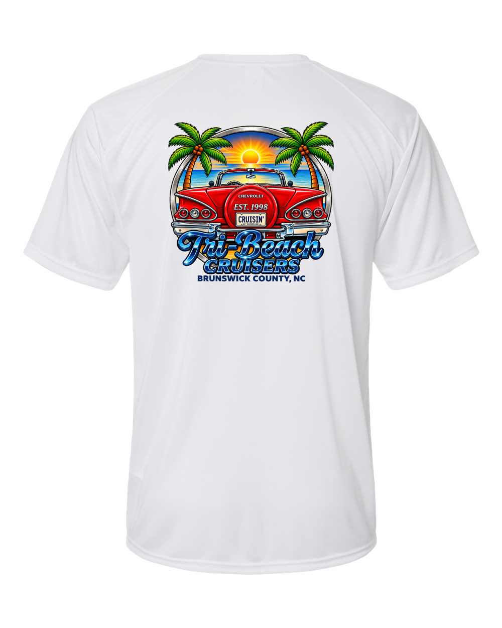 Tri-Beach Cruisers New Design Unisex Islander Performance T-Shirt