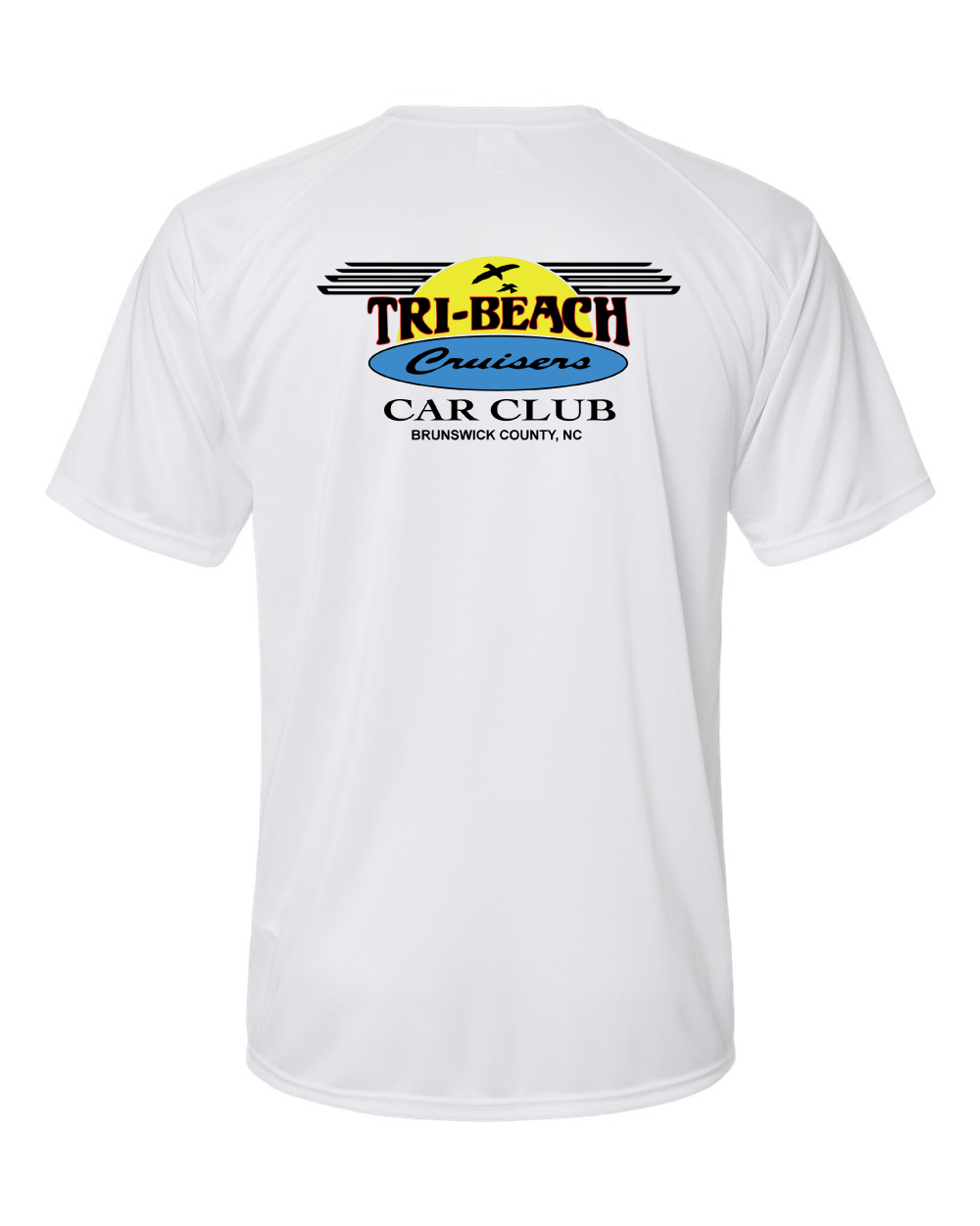 Tri-Beach Cruisers Classic Design Unisex Islander Performance T-Shirt