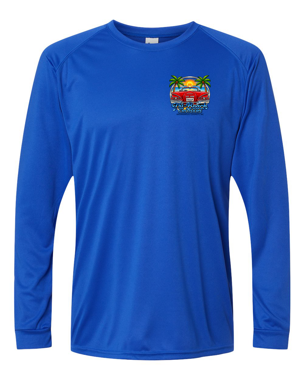 Tri-Beach Cruisers New Design Unisex Long Islander Performance Long Sleeve T-Shirt