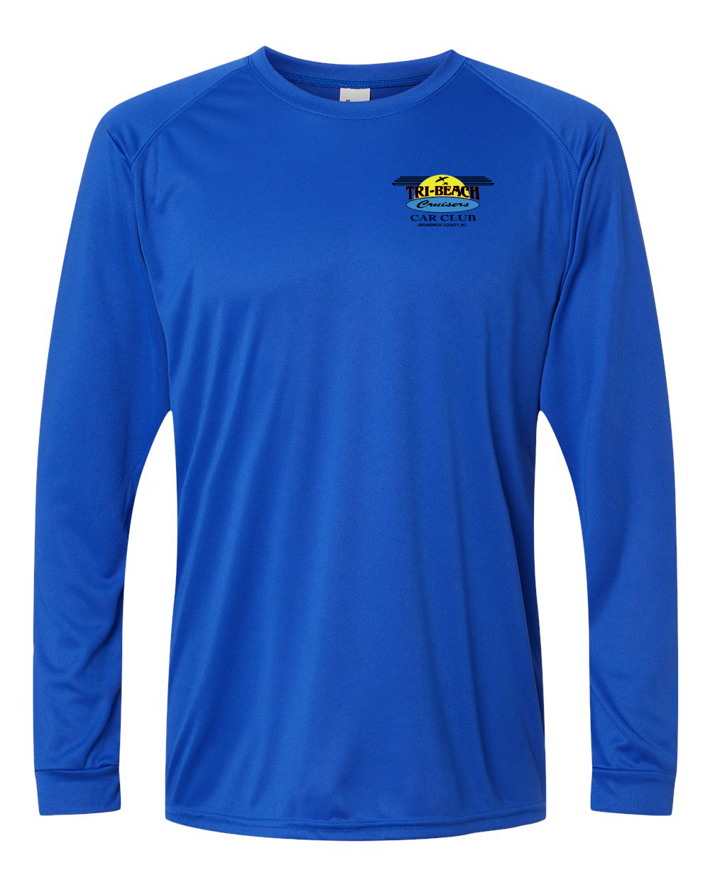Tri-Beach Cruisers Classic Design Unisex Long Islander Performance Long Sleeve T-Shirt