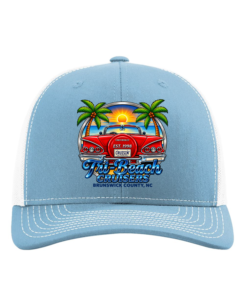 Tri-Beach Cruisers New Design Richardson Snapback Trucker Cap